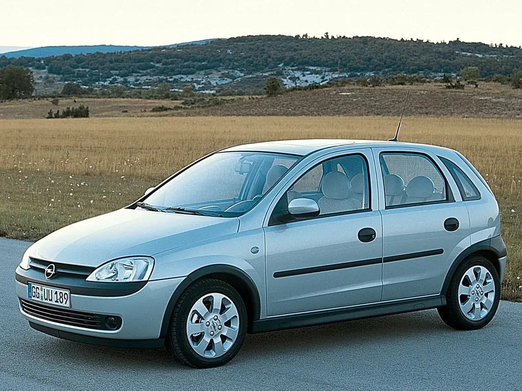 Opel Corsa (F68) 3 поколение, хэтчбек 5 дв. (10.2000 - 07.2003)